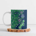 Canberra Raiders NAIDOC Week 2026 Ceramic Mug Aboriginal Lizard Dot Painting - 50 Years of Deadly