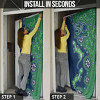 Canberra Raiders NAIDOC Week 2026 Door Cover Aboriginal Lizard Dot Painting - 50 Years of Deadly