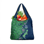 Canberra Raiders NAIDOC Week 2026 Grocery Bag Aboriginal Lizard Dot Painting - 50 Years of Deadly