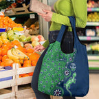Canberra Raiders NAIDOC Week 2026 Grocery Bag Aboriginal Lizard Dot Painting - 50 Years of Deadly