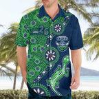 Canberra Raiders NAIDOC Week 2026 Hawaiian Shirt Aboriginal Lizard Dot Painting - 50 Years of Deadly