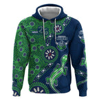 Canberra Raiders NAIDOC Week 2026 Hoodie Aboriginal Lizard Dot Painting - 50 Years of Deadly