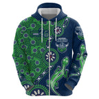 Canberra Raiders NAIDOC Week 2026 Hoodie Aboriginal Lizard Dot Painting - 50 Years of Deadly