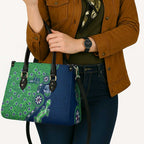 Canberra Raiders NAIDOC Week 2026 Leather Bag Aboriginal Lizard Dot Painting - 50 Years of Deadly