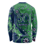 Canberra Raiders NAIDOC Week 2026 Long Sleeve Shirt Aboriginal Lizard Dot Painting - 50 Years of Deadly