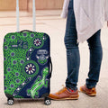 Canberra Raiders NAIDOC Week 2026 Luggage Cover Aboriginal Lizard Dot Painting - 50 Years of Deadly