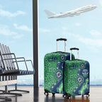 Canberra Raiders NAIDOC Week 2026 Luggage Cover Aboriginal Lizard Dot Painting - 50 Years of Deadly