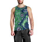 Canberra Raiders NAIDOC Week 2026 Men Tank Top Aboriginal Lizard Dot Painting - 50 Years of Deadly