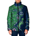 Canberra Raiders NAIDOC Week 2026 Padded Jacket Aboriginal Lizard Dot Painting - 50 Years of Deadly
