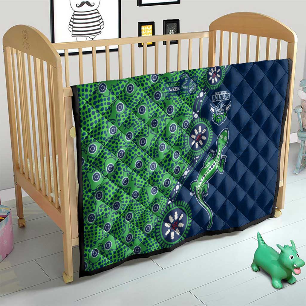 Canberra Raiders NAIDOC Week 2026 Quilt Aboriginal Lizard Dot Painting - 50 Years of Deadly