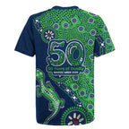 Canberra Raiders NAIDOC Week 2026 Rugby Jersey Aboriginal Lizard Dot Painting - 50 Years of Deadly