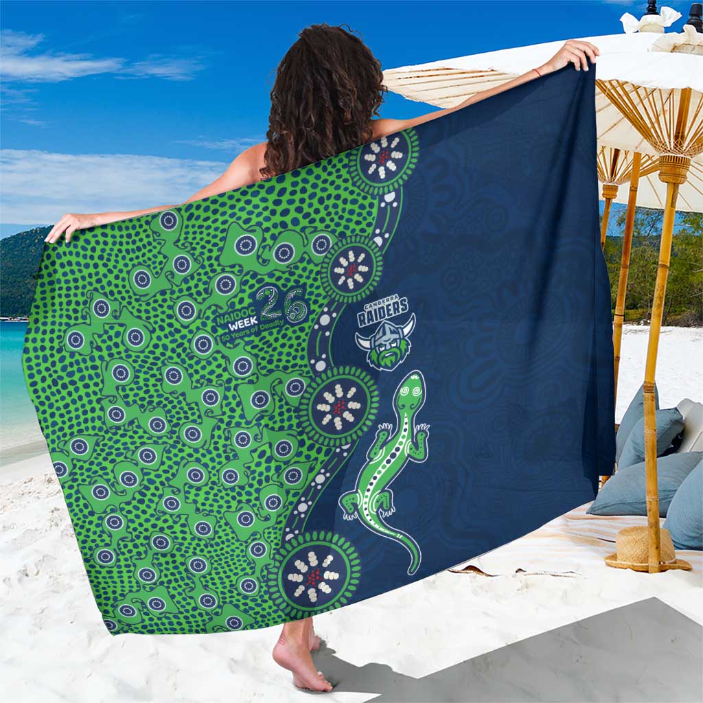 Canberra Raiders NAIDOC Week 2026 Sarong Aboriginal Lizard Dot Painting - 50 Years of Deadly