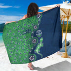 Canberra Raiders NAIDOC Week 2026 Sarong Aboriginal Lizard Dot Painting - 50 Years of Deadly