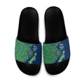 Canberra Raiders NAIDOC Week 2026 Slide Sandals Aboriginal Lizard Dot Painting - 50 Years of Deadly