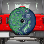 Canberra Raiders NAIDOC Week 2026 Spare Tire Cover Aboriginal Lizard Dot Painting - 50 Years of Deadly