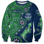 Canberra Raiders NAIDOC Week 2026 Sweatshirt Aboriginal Lizard Dot Painting - 50 Years of Deadly