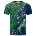 Canberra Raiders NAIDOC Week 2026 T Shirt Aboriginal Lizard Dot Painting - 50 Years of Deadly