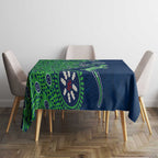 Canberra Raiders NAIDOC Week 2026 Tablecloth Aboriginal Lizard Dot Painting - 50 Years of Deadly