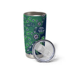 Canberra Raiders NAIDOC Week 2026 Tumbler Cup Aboriginal Lizard Dot Painting - 50 Years of Deadly