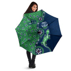 Canberra Raiders NAIDOC Week 2026 Umbrella Aboriginal Lizard Dot Painting - 50 Years of Deadly