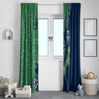 Canberra Raiders NAIDOC Week 2026 Window Curtain Aboriginal Lizard Dot Painting - 50 Years of Deadly