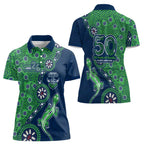 Canberra Raiders NAIDOC Week 2026 Women Polo Shirt Aboriginal Lizard Dot Painting - 50 Years of Deadly