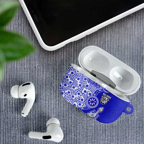 Canterbury-Bankstown Bulldogs NAIDOC Week 2026 AirPods Case Aboriginal Lizard Dot Painting - 50 Years of Deadly