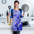 Canterbury-Bankstown Bulldogs NAIDOC Week 2026 Apron Aboriginal Lizard Dot Painting - 50 Years of Deadly