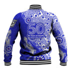 Canterbury-Bankstown Bulldogs NAIDOC Week 2026 Baseball Jacket Aboriginal Lizard Dot Painting - 50 Years of Deadly