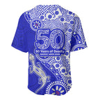 Canterbury-Bankstown Bulldogs NAIDOC Week 2026 Baseball Jersey Aboriginal Lizard Dot Painting - 50 Years of Deadly