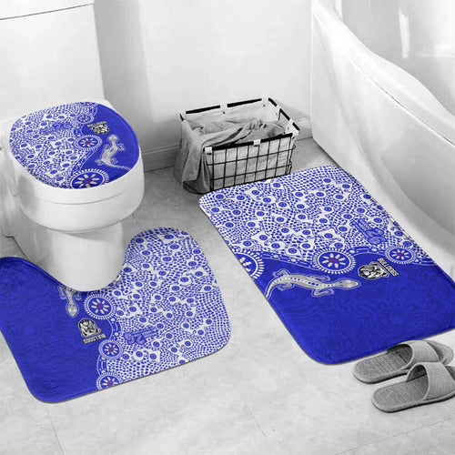 Canterbury-Bankstown Bulldogs NAIDOC Week 2026 Bathroom Set Aboriginal Lizard Dot Painting - 50 Years of Deadly