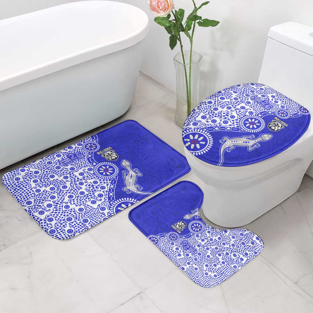 Canterbury-Bankstown Bulldogs NAIDOC Week 2026 Bathroom Set Aboriginal Lizard Dot Painting - 50 Years of Deadly