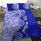 Canterbury-Bankstown Bulldogs NAIDOC Week 2026 Bedding Set Aboriginal Lizard Dot Painting - 50 Years of Deadly