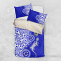 Canterbury-Bankstown Bulldogs NAIDOC Week 2026 Bedding Set Aboriginal Lizard Dot Painting - 50 Years of Deadly