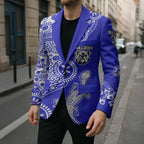 Canterbury-Bankstown Bulldogs NAIDOC Week 2026 Blazer Aboriginal Lizard Dot Painting - 50 Years of Deadly