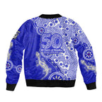 Canterbury-Bankstown Bulldogs NAIDOC Week 2026 Bomber Jacket Aboriginal Lizard Dot Painting - 50 Years of Deadly
