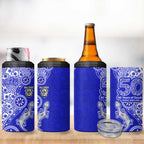 Canterbury-Bankstown Bulldogs NAIDOC Week 2026 4 in 1 Can Cooler Tumbler Aboriginal Lizard Dot Painting - 50 Years of Deadly