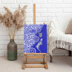 Canterbury-Bankstown Bulldogs NAIDOC Week 2026 Canvas Wall Art Aboriginal Lizard Dot Painting - 50 Years of Deadly