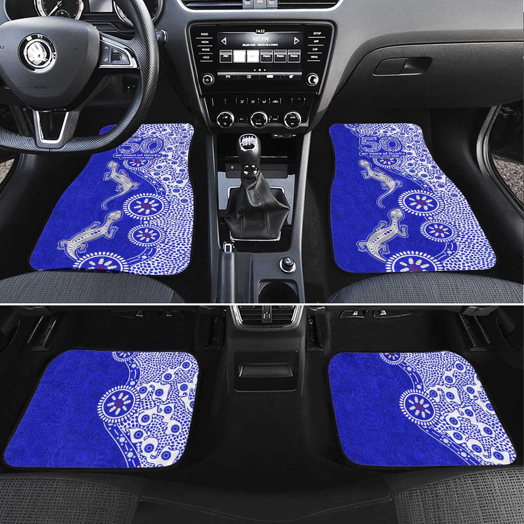 Canterbury-Bankstown Bulldogs NAIDOC Week 2026 Car Mats Aboriginal Lizard Dot Painting - 50 Years of Deadly