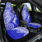 Canterbury-Bankstown Bulldogs NAIDOC Week 2026 Car Seat Cover Aboriginal Lizard Dot Painting - 50 Years of Deadly