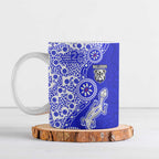 Canterbury-Bankstown Bulldogs NAIDOC Week 2026 Ceramic Mug Aboriginal Lizard Dot Painting - 50 Years of Deadly