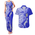 Canterbury-Bankstown Bulldogs NAIDOC Week 2026 Couples Matching Tank Maxi Dress and Hawaiian Shirt Aboriginal Lizard Dot Painting - 50 Years of Deadly
