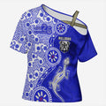 Canterbury-Bankstown Bulldogs NAIDOC Week 2026 Cross Shoulder Shirt Aboriginal Lizard Dot Painting - 50 Years of Deadly