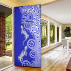 Canterbury-Bankstown Bulldogs NAIDOC Week 2026 Door Cover Aboriginal Lizard Dot Painting - 50 Years of Deadly