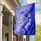 Canterbury-Bankstown Bulldogs NAIDOC Week 2026 Garden Flag Aboriginal Lizard Dot Painting - 50 Years of Deadly