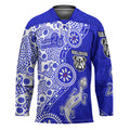 Canterbury-Bankstown Bulldogs NAIDOC Week 2026 Hockey Jersey Aboriginal Lizard Dot Painting - 50 Years of Deadly
