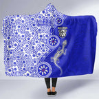 Canterbury-Bankstown Bulldogs NAIDOC Week 2026 Hooded Blanket Aboriginal Lizard Dot Painting - 50 Years of Deadly
