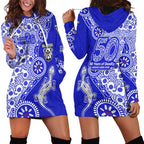 Canterbury-Bankstown Bulldogs NAIDOC Week 2026 Hoodie Dress Aboriginal Lizard Dot Painting - 50 Years of Deadly