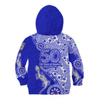 Canterbury-Bankstown Bulldogs NAIDOC Week 2026 Kid Hoodie Aboriginal Lizard Dot Painting - 50 Years of Deadly