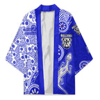 Canterbury-Bankstown Bulldogs NAIDOC Week 2026 Kimono Aboriginal Lizard Dot Painting - 50 Years of Deadly
